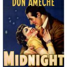 Midnight with Claudette Colbert & Don Ameche movie POSTER1939 20x30 Hot New