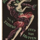 THE BALLET OF WINTER SEASON VINTAGE POSTER Josef Fenneker Germany 1919 20x30