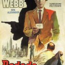 DRAGNET "REDADA" FILM NOIR MOVIE POSTER jack WEBB ben ALEXANDER new 20x30