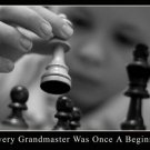 GRANDMASTER KID MOTIVATIONAL POSTER 20x30 strategic chess moves PLAY