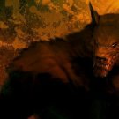 fantasy werewolf sharp teeth evil eyes POSTER 20x30 MENACING TERROR FURRY - QW0
