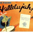 KING VIDOR'S HALLELUJAH movie poster DANCE RHYTHM COLORFUL 1929 20x30