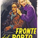 ON THE WATERFRONT, MARLON BRANDON italian movie poster 1954 20x30 CLASSIC