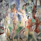 Robert Delaunay, 1912 La Ville de Paris Poster 20x30 Painting Orphism Art