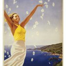SANTA MARGHERITA liguria italy coastline VINTAGE TRAVEL POSTER 20x30 new