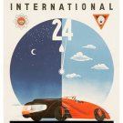 grand prix international FRANCOCHAMPS vintage ad poster SPORTS CAR 20x30