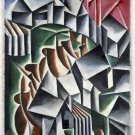 BIRSK lyubov popova VINTAGE PAINTING POSTER 1916 russian avant-garde 20x30