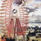 AFFICHE GRANDE ROUE PARIS VINTAGE  poster ferris wheel COLORFUL new 20x30