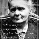 MARIE CURIE famous physicist and chemist INSPIRATIONAL QUOTE POSTER 20x30