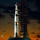 RARE Apollo 4 Night Before Launch Poster KENNEDY SPACE CENTER Florida 1967