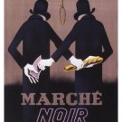 BLACK MARKET vintage propaganda poster H. Noyer FRANCE 1943 20x30 RARE