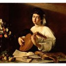 michelangelo merisi da CARAVAGGIO the  LUTE PLAYER 20x30 FINE ART POSTER new