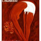 CHANTELLE vintage AD POSTER villemot 1970 lady's girdle HOT 20x30 RARE new