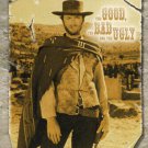 THE GOOD THE BAD & THE UGLY movie poster CLINT EASTWOOD tough WESTERN 20x30 THE GOOD THE BAD & THE UGLY movie poster CLINT EASTWOOD tough WESTERN 20x30