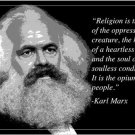 "religion opium of the people" KARL MARX motivational quote poster 20x30 "religion opium of the people" KARL MARX motivational quote poster 20x30