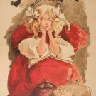 FAIRY TALES vintage ad poster ETHEL REED kid friendly COLLECTORS rare 20x30