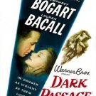 dark passage VINTAGE movie poster LAUREN BACALL HUMPHREY BOGART 20x30 danger
