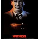 vintage movie poster WITNESS amish country HARRISON FORD drama 20x30 RARE