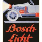 vintage ad poster BOSCH LICHT (BOSH LIGHT) automobile headlights 20x30 HOT