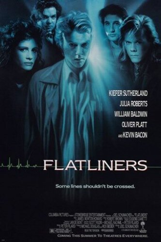 FLATLINERS classic movie poster KIEFER SUTHERLAND JULIA ROBERTS 20x30 drama