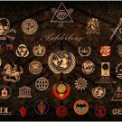 vintage logo poster GLOBALIST CONSPIRACY rare COLLECTORS political 20x30 HOT