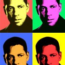 ACTOR celebrity DENZEL WASHINGTON pop art poster MULTIPLE IMAGES 20x30 hot