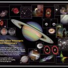 NASA Scientific Educational Astronomy Hubble Space Telescope Poster 24x36