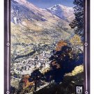 COTE D'AZUR french vintage travel poster LA SUISSE NICOISE beautiful 20x30