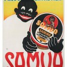 CARE WAX SAMVA vintage ad poster AFRICAN 20x30 collectors international