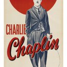 CHARLIE chaplin AD poster MOUSTACHE hat 20x30 RASCAL exceptional COLLECTORS