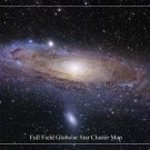 HUBBLE SPACE IMAGE POSTER Full Field Globular Star Cluster Map 20x30 NEW!