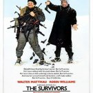 1983 robin WILLIAMS walter MATTHAU THE SURVIVORS movie poster COMEDY 20x30