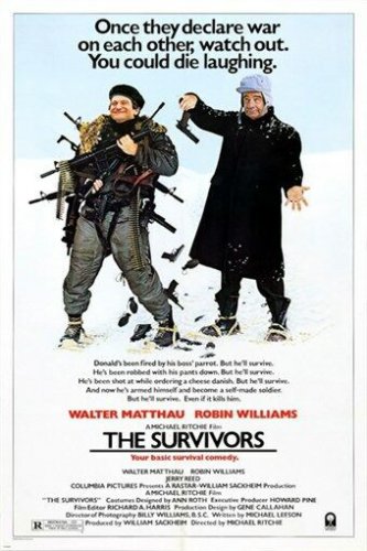 1983 robin WILLIAMS walter MATTHAU THE SURVIVORS movie poster COMEDY 20x30