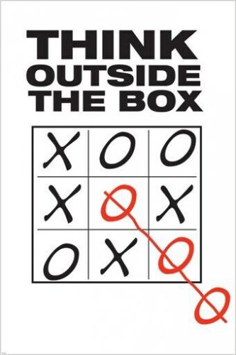 THINK outside the box INNOVATIVE MOTIVATIONAL poster STRATEGIC 20x30 hot new