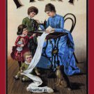 PFAFF vintage AD poster 1885 20x30 COLLECTORS prized COLORFUL old fashioned