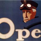 OPEL vintage ad poster ROBERT R. WILDHACK Germany 1911 20x30 HOT RARE NEW