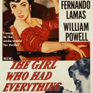 classic movie poster THE GIRL WHO HAD EVERYTHING elizabeth TAYLOR 20x30 hot