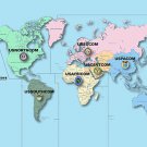 U.S. Army Reserve Worldwide global footprint assets & capabilities Poster