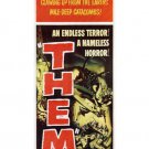 "Them" MOVIE POSTER Gordon Douglas 1959 20x30 VINTAGE HORROR