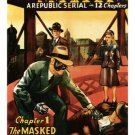 The Masked Marvel MOVIE POSTER a republic serial 1943  20x30 new vintage