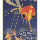 FRENCH SOLDIER who is protected by a MOSQUITO NET h stephany 1917 20x30 NEW