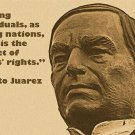 benito juarez INSPIRATIONAL QUOTE POSTER peace respect rights HISTORIC 20x30 benito juarez INSPIRATIONAL QUOTE POSTER peace respect rights HISTORIC 20x30