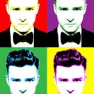 Singer JUSTIN TIMBERLAKE Celebrity POP ART Poster Multiple Images 20x30