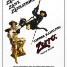 ZORRO the gay BLADE movie poster GEORGE HAMILTON sexy ZANY alternative 20x30 ZORRO the gay BLADE movie poster GEORGE HAMILTON sexy ZANY alternative 20x30
