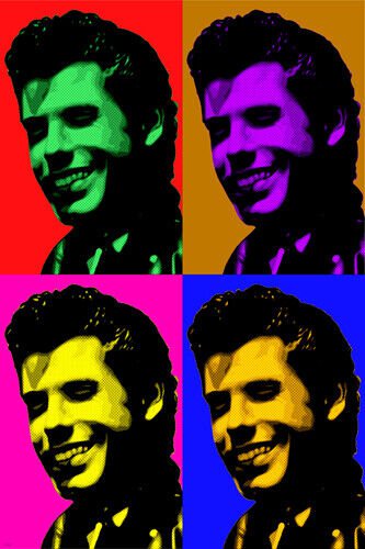 JOHN TRAVOLTA Celebrity Actor Multiple Image POP ART Poster 20x30 Colorful