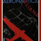 ITALIAN AVIATION exhibition vintage ad poster CARLA ALBINI italy 1934 20x30 ITALIAN AVIATION exhibition vintage ad poster CARLA ALBINI italy 1934 20x30