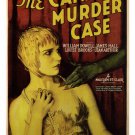 THE CANARY MURDER CASE by Frank Tuttle MOVIE POSTER 1929 20x30 Vintage Horror