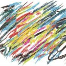 modern art poster unique one-of-a-kind COLORFUL COLLECTORS ABSTRACT 20x30