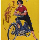 VICKY IV MOPEDS vintage ad poster CARLO DEMAND germany 1956 20x30 FIRST RATE