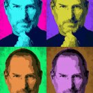 STEVE JOBS celebrity GENIUS pop art POSTER multiple images 20x30 COLORFUL
